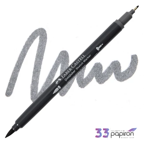 Faber Castell művész filctoll AG-Kétvégű aquarell filctoll Neutral grey FC164796