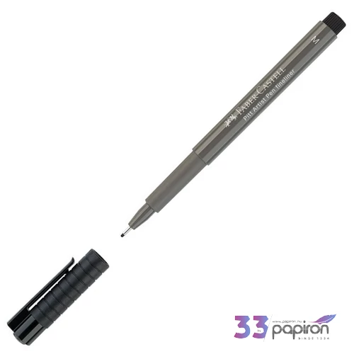 Faber Castell művész filctoll PITT Fineliner M 273 melegszürke IV. 0,7mm hegyvastagság 167373
