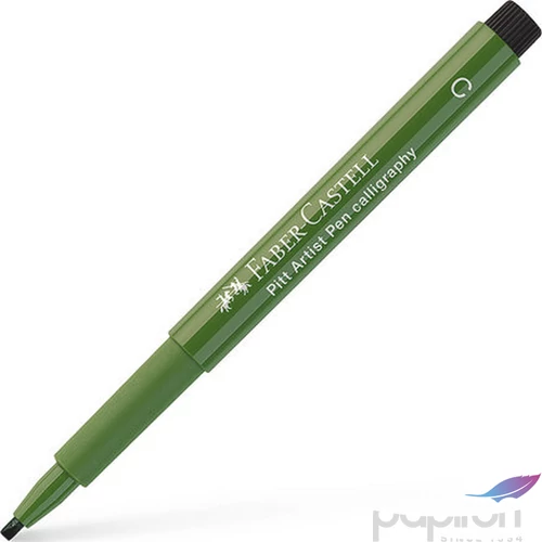 Faber-Castell művész filctoll 2,5mm átlátszatlan krómzöld 167574