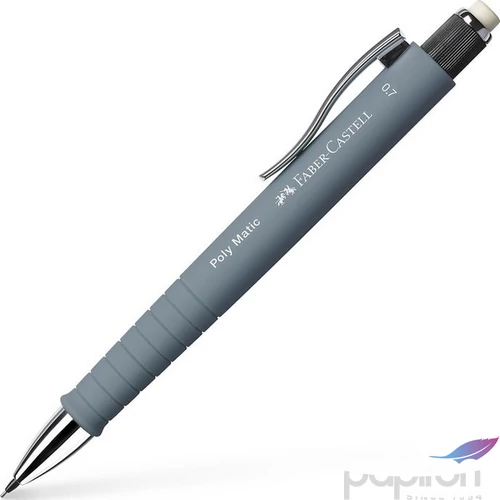 Faber-Castell nyomósiron 0,7 POLY MATIC szürke 133388