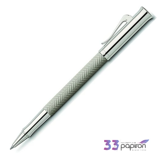 Faber Castell rollertoll ródiu GVFC Guilloche Ciselé ródium bevonatú világos szürke 146712