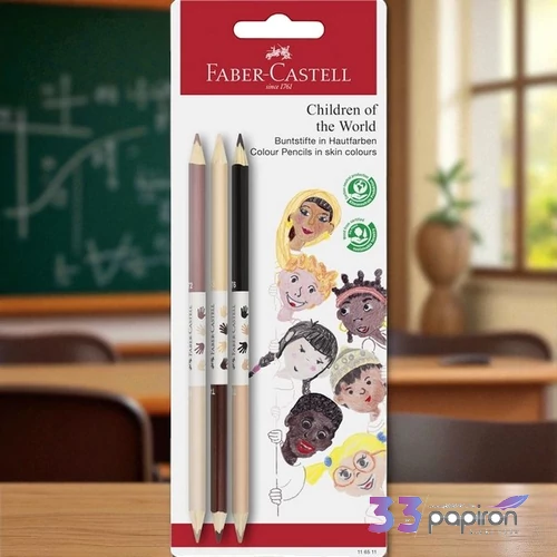 Faber Castell színes ceruza 3db-os bicolor 