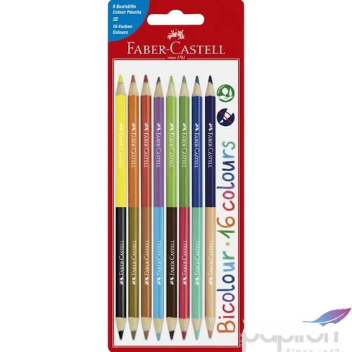 Faber Castell színes ceruza 8db-os bicolor BL.