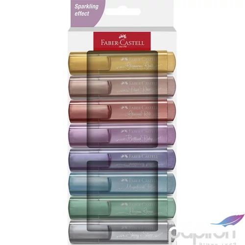 Faber Castell szövegkiemelő készlet 8db-os 1546 metál 2024