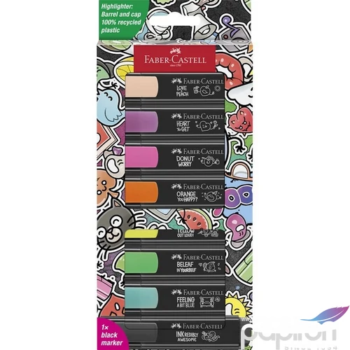Faber Castell szövegkiemelő készlet 8db-os 1546 GRAFFITI 2024