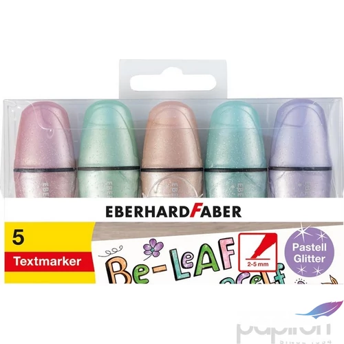 Faber Castell szövegkiemelő szövegkiemelő készlet 5 DB-os mini pasztell csillám
