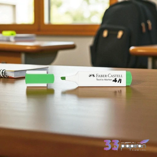 Faber Castell textilfilc neon zöld 159531