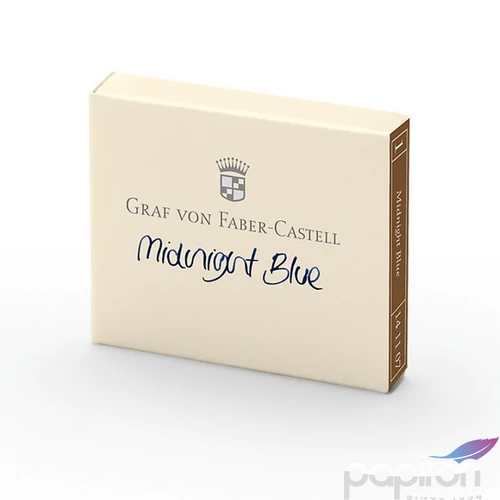 Faber Castell tintapatron GVFC 6db-os égetett éjkék 