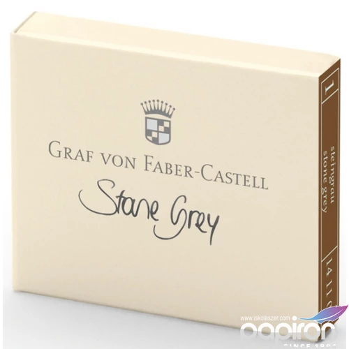 Faber Castell tintapatron GVFC 6db-os kő szürke 