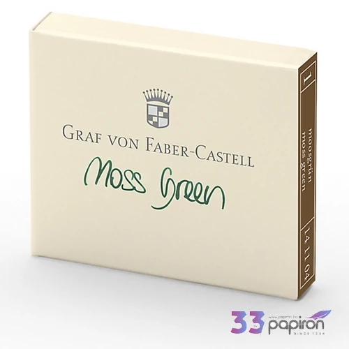 Faber Castell tintapatron GVFC 6db-os moha zöld 141104