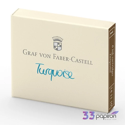 Faber Castell tintapatron GVFC 6db-os türkiz 141110