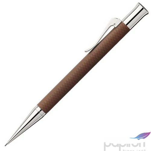 Faber Castell töltőceruza GVFC Guilloche ródium bevonatú konyak színű csavar mechanikával