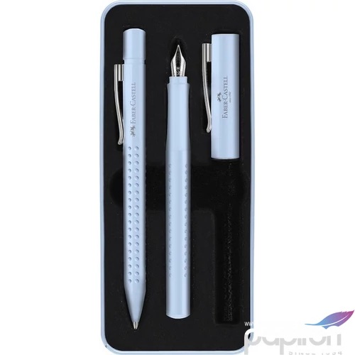 Faber Castell töltőtoll Golyóstollal GRIP 2010 2db-os égkék fémdíszdobozban 2024
