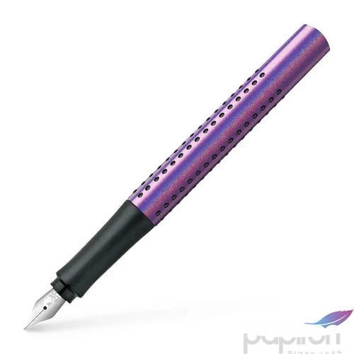 Faber Castell töltőtoll GRIP EDITION GLAM ibolya F-es heggyel