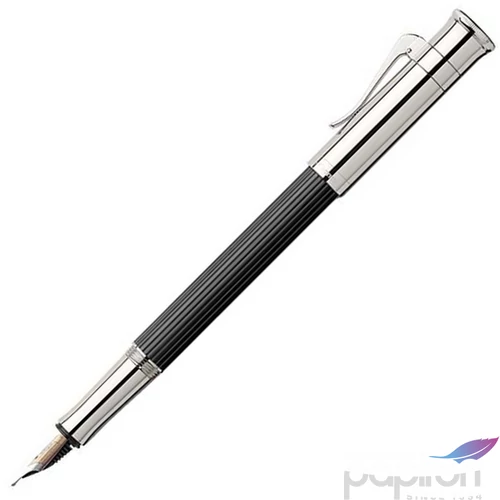 Faber Castell töltőtoll GVFC Classic Ebony platina bevonatú ébenfa F