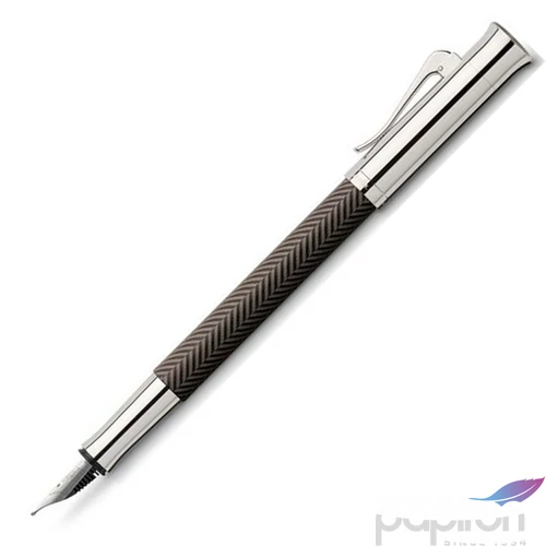 Faber Castell töltőtoll GVFC Guilloche Ciselé ródium bevonatú barna M 146770