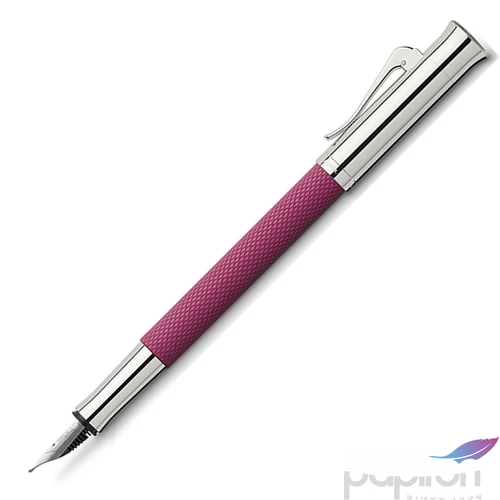 Faber Castell töltőtoll GVFC Guilloche ródium bevonatú Electric Pink M-es heggyel 145240