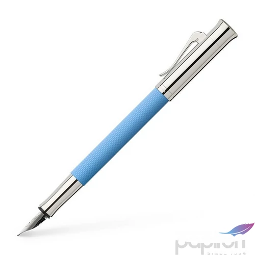 Faber Castell töltőtoll GVFC Guilloche ródium bevonatú öbölkék M
