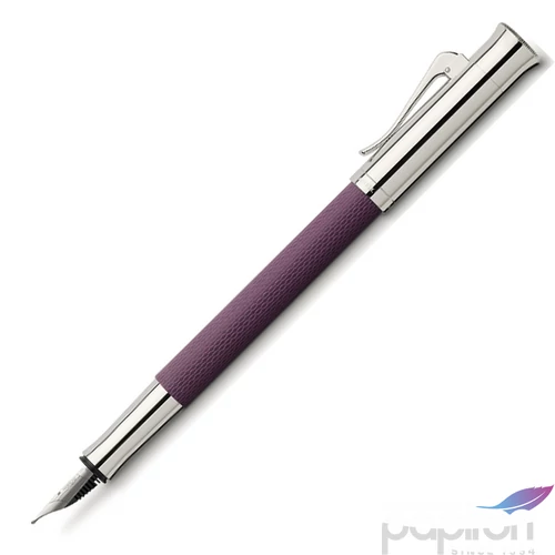 Faber Castell töltőtoll GVFC Guilloche ródium bevonatú liláskék F-es heggyel 145261