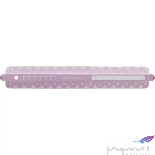 Faber Castell vonalzó 15cm-es SPARKLE flexibilis 2024 óceánkék,lila,rózsaszín