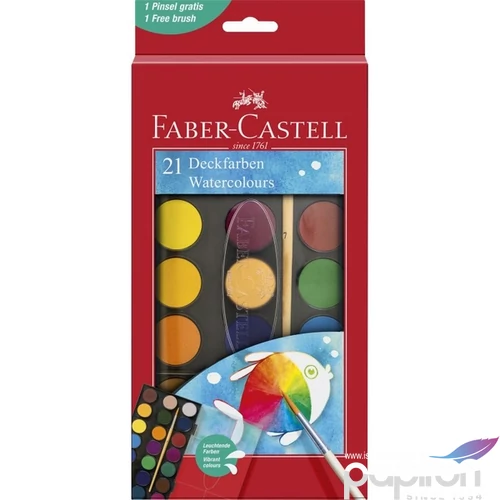 Faber Castell vízfesték 21db-os 30mm-es korongokkal