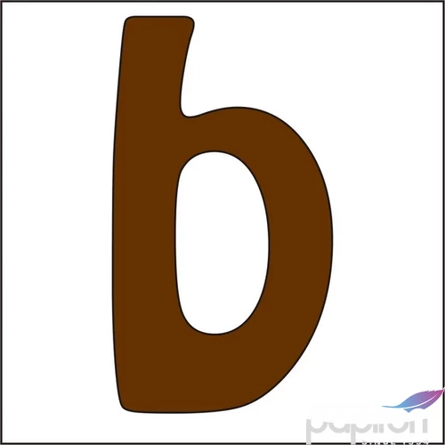 Fa betű - b 12-15mm, 10 db/csomag 