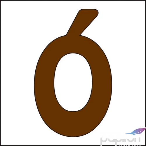 Fa betű - ó 12-15mm, 10 db/csomag 