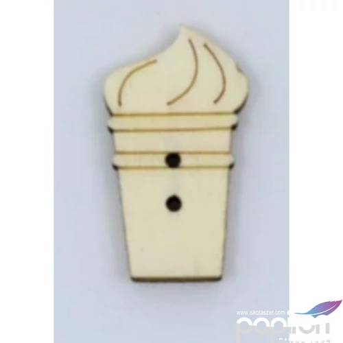 Fa figura gomb fagyi 10 db/csomag 177