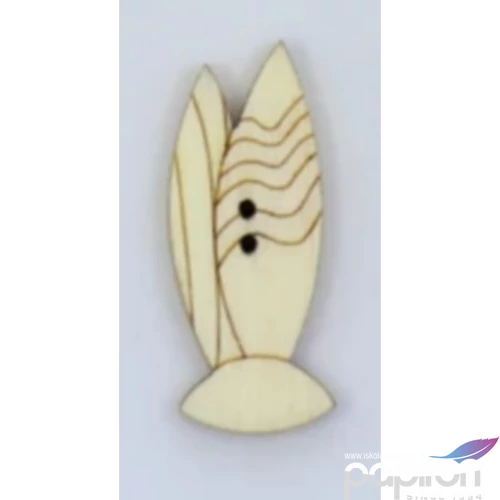 Fa figura gomb szörfdeszka 10 db/csomag 181