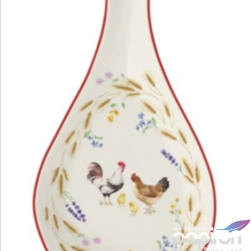 Fakanáltartó Porcelán 26x12cm, dobozban Country Life dobozban