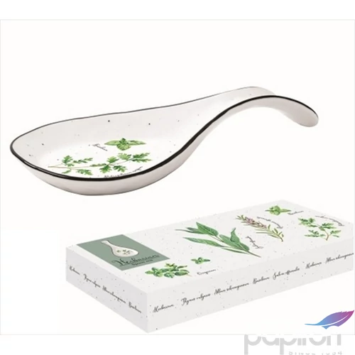 Fakanáltartó Porcelán 26x12cm, dobozbanHerbarium dobozban