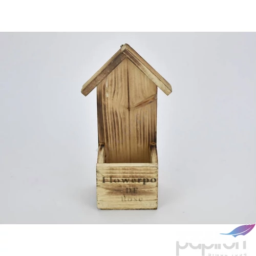 Fali akasztós tároló fából fehér hátikó 9, 4x7, 8x25cm-es CRL7462 [5998997714268]