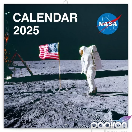 Falinaptár 2025 NASA lemeznaptár 30x30cm Realsystem 2025 kollekció!