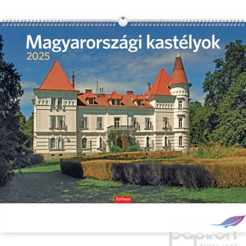 Falinaptár 2025 T093 Magyarországi Kastélyok Toptimer 2025 kollekció!