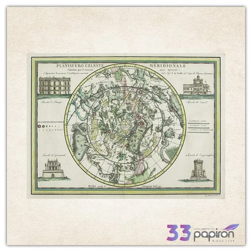 Falinaptár 2026 Antique Maps 6097-AN lemeznaptár 30x30 cm Realsystem 2026 kollekció!
