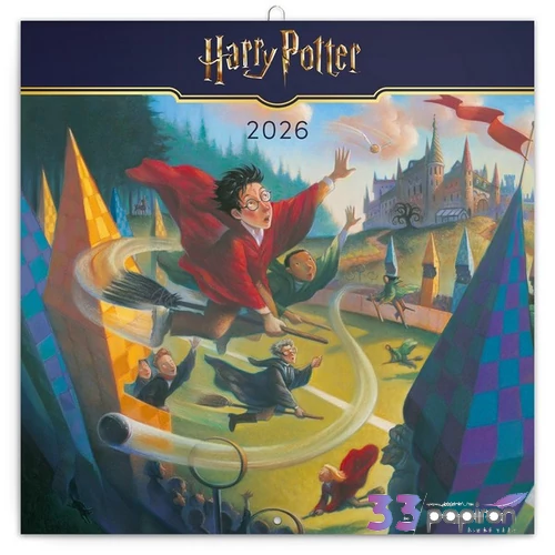 Falinaptár 2026 Harry Potter 6096-HP lemeznaptár 30×30cm Realsystem 2026 kollekció!