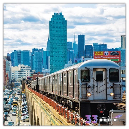 Falinaptár 2026 New York 6097-NY lemeznaptár 30×30cm Realsystem 2026 kollekció!