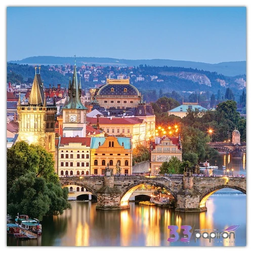 Falinaptár 2026 Prague, 6097-PR lemeznaptár 30x30cm Realsystem 2026 kollekció!