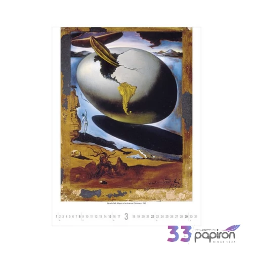 Falinaptár 2026 T091 Salvador Dali Toptimer 2026 kollekció!
