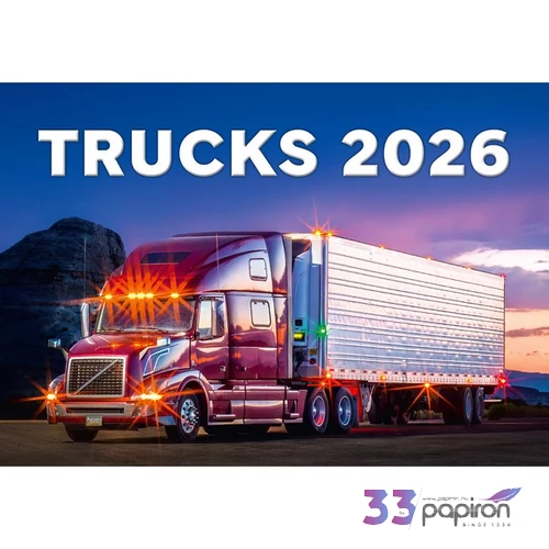 Falinaptár 2026 Trucks Dayliner 2026-os kollekció