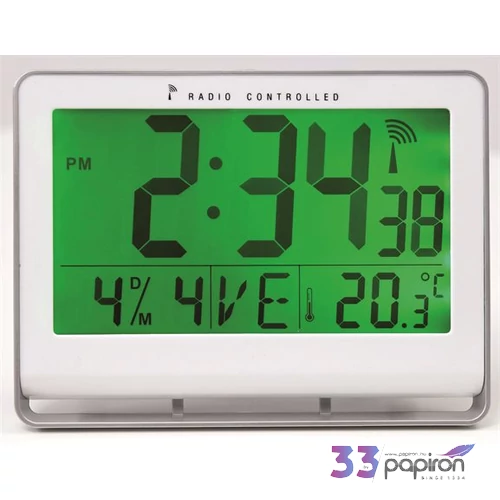 Falióra Alba TechTime Falióra 38cm Horlcdnew ezüst BHORLCDNEOE