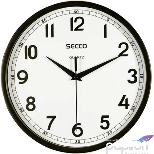 Falióra, 24,5 cm, SECCO fekete