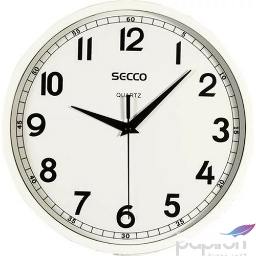 Falióra, 24,5 cm, SECCO fehér