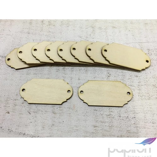Fatábla egyenes címtábla 3, 5cmx7cmx3mm 10db/cs