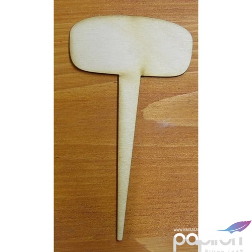 Fatábla felirat, Fa figura beszúrós tábla 8cmx14.5cmx3mm 5db/cs