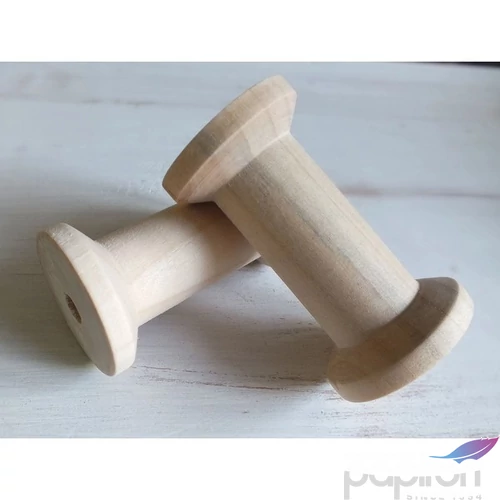Fatábla felirat, Fa figura orsónagy 7cmx4cm 2db/cs