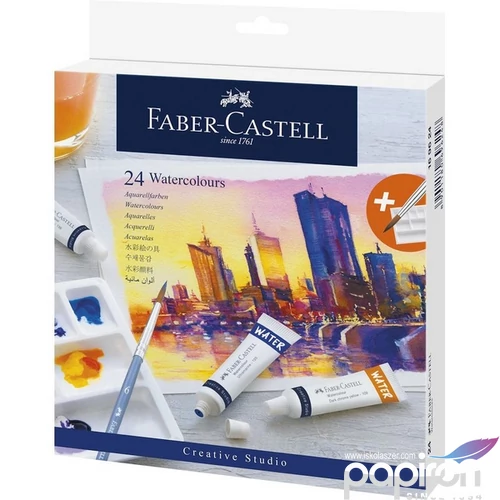 Faber Castell vízfesték 24 db-os tubusos