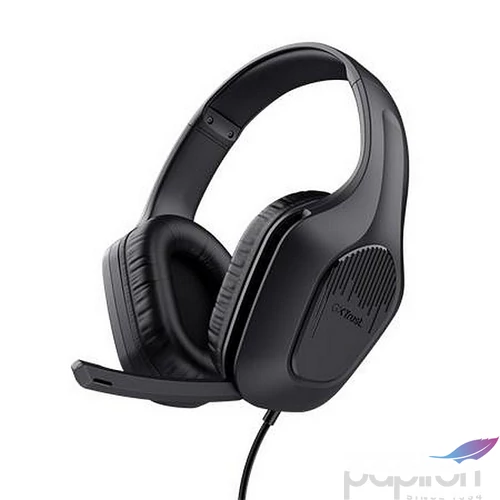 Fejhallgató mikrofonnal gaming TRUST GXT415 Zirox fekete
