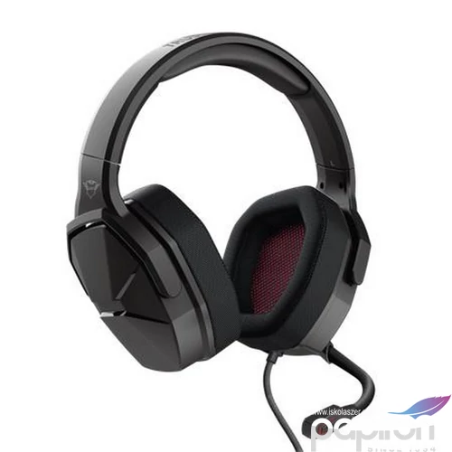 Fejhallgató mikrofonnal gaming TRUST GXT4371 Ward fekete
