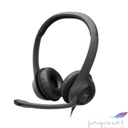 Fejhallgató mikrofonnal USB csatlakozás LOGITECH H390